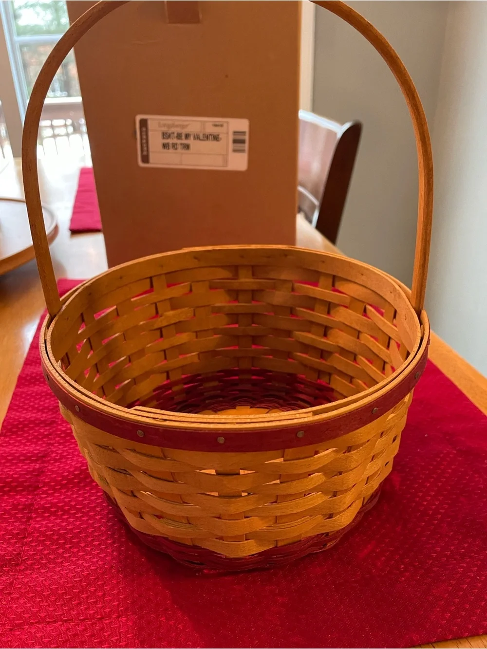 Longaberger valentine basket